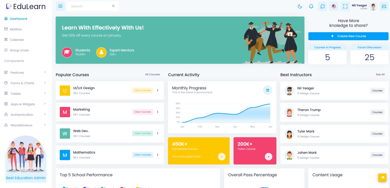 EduLearn Learning Platform